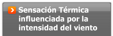 Sensación Térmica influenciada por la intensidad del Viento